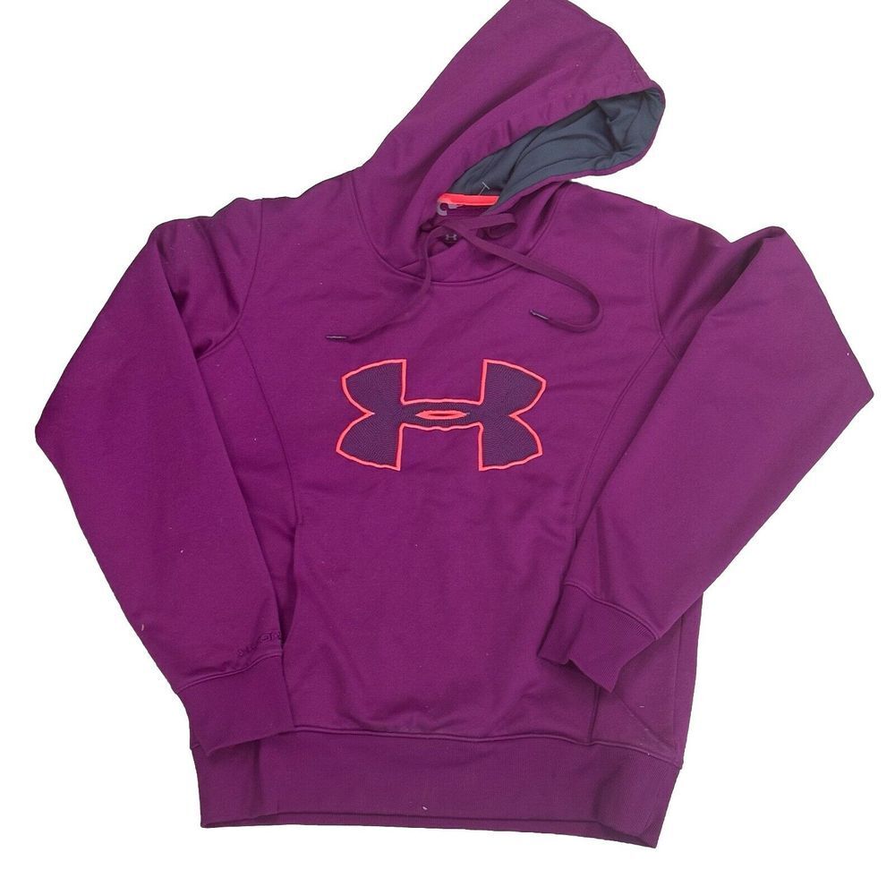 Under Armour Women's Semi-Fitted Cold Gear Storm Purple Hoodie Size  Medium